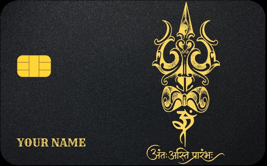 trishul om sanskrit