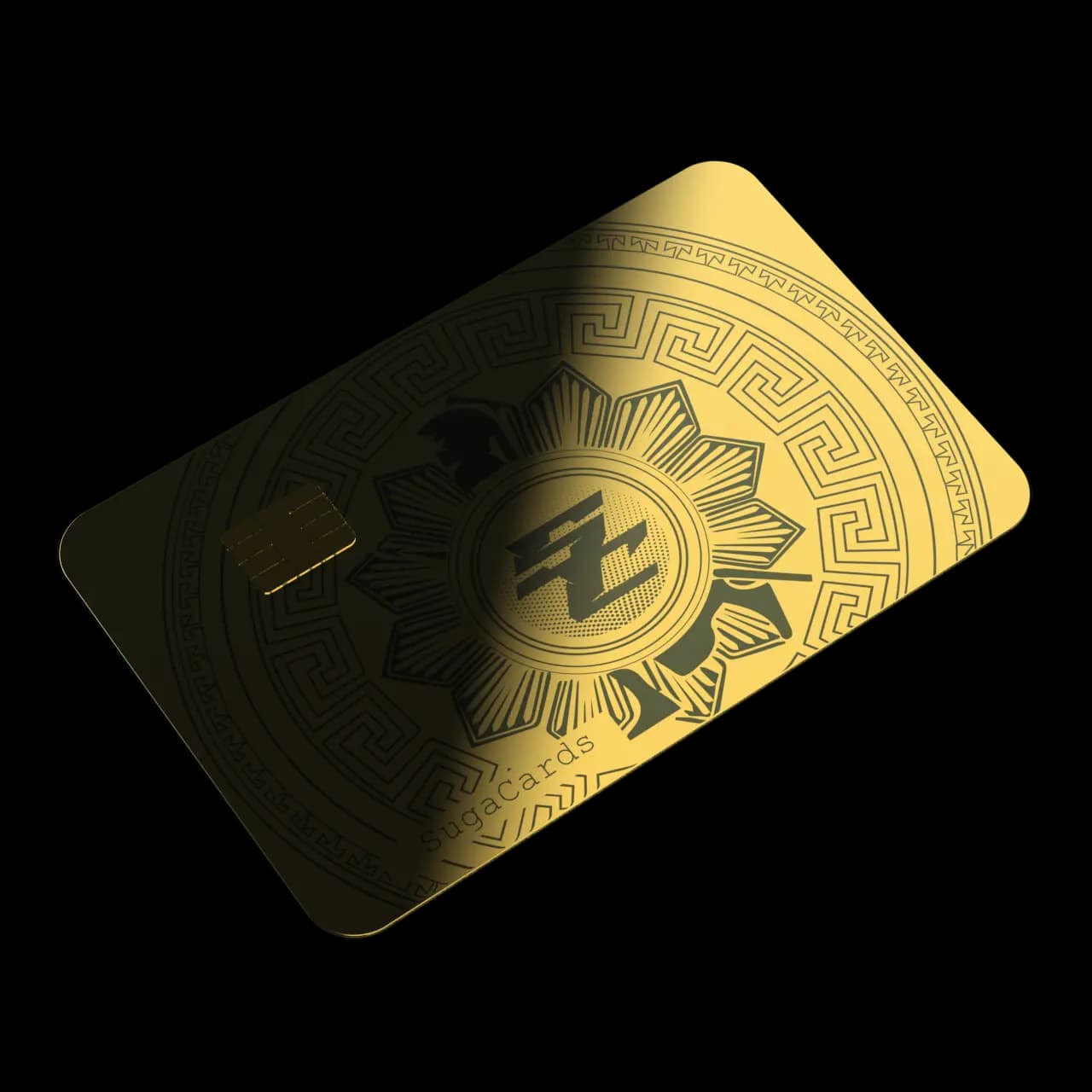 Custom metal credit card, laser engraved