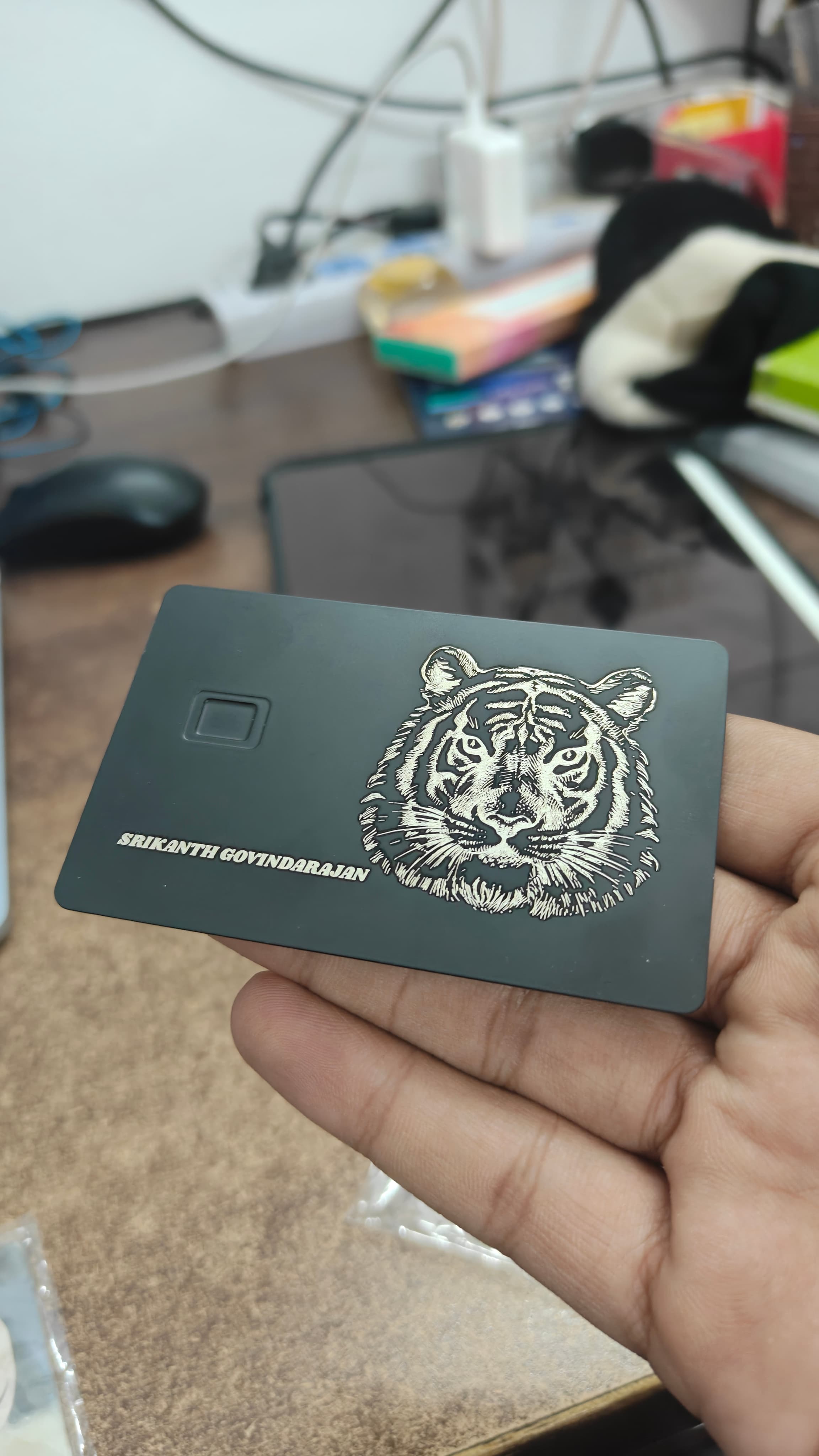 Metal Card Real Life Shot