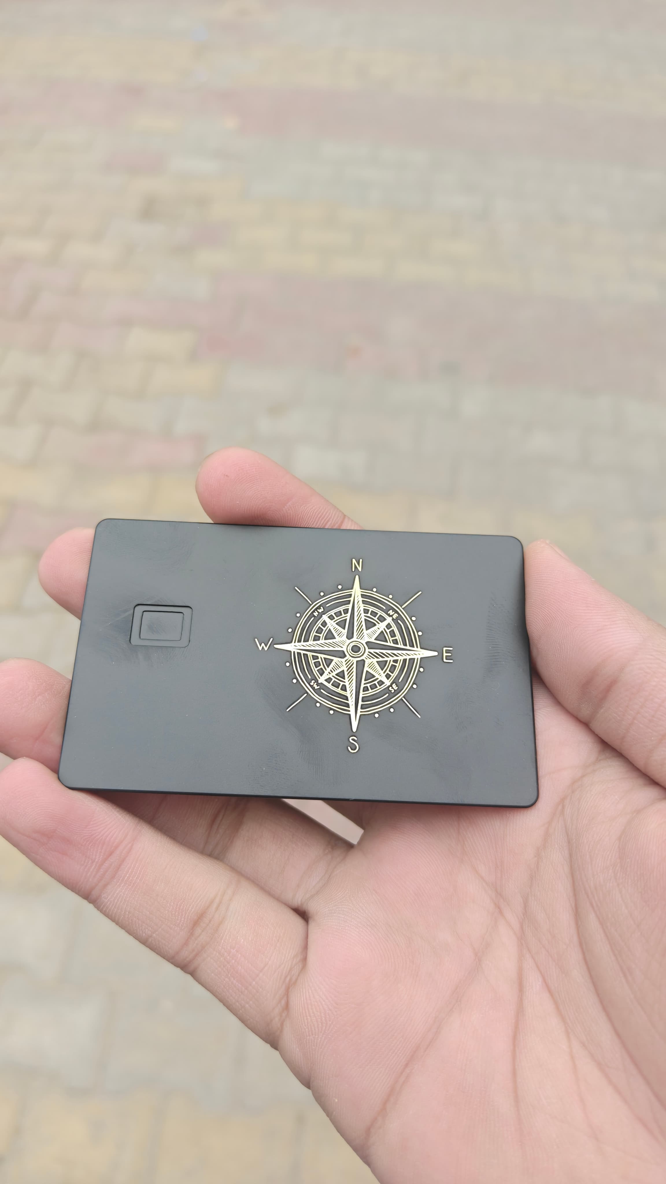 Metal Card Real Life Shot