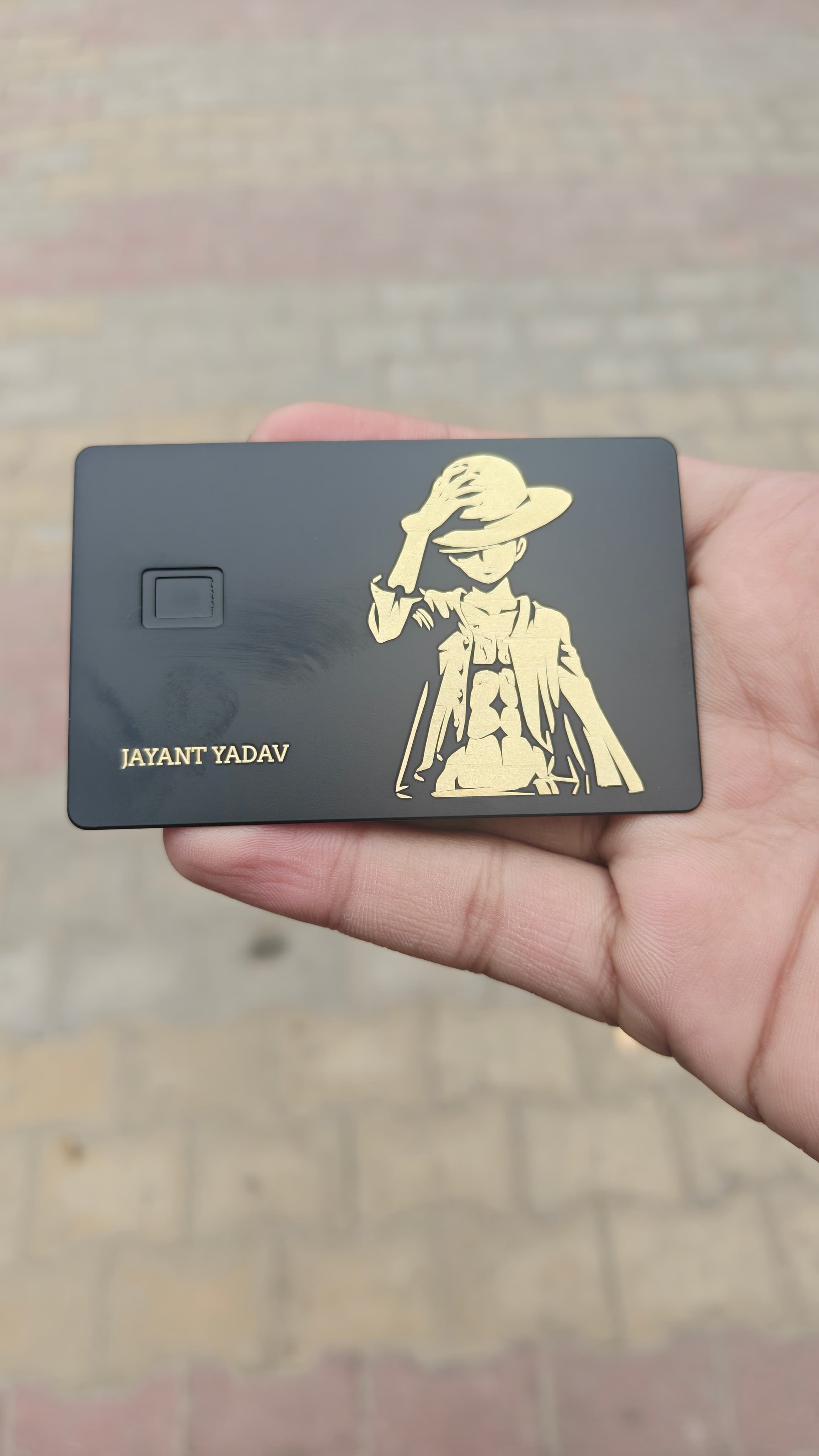 Metal Card Real Life Shot