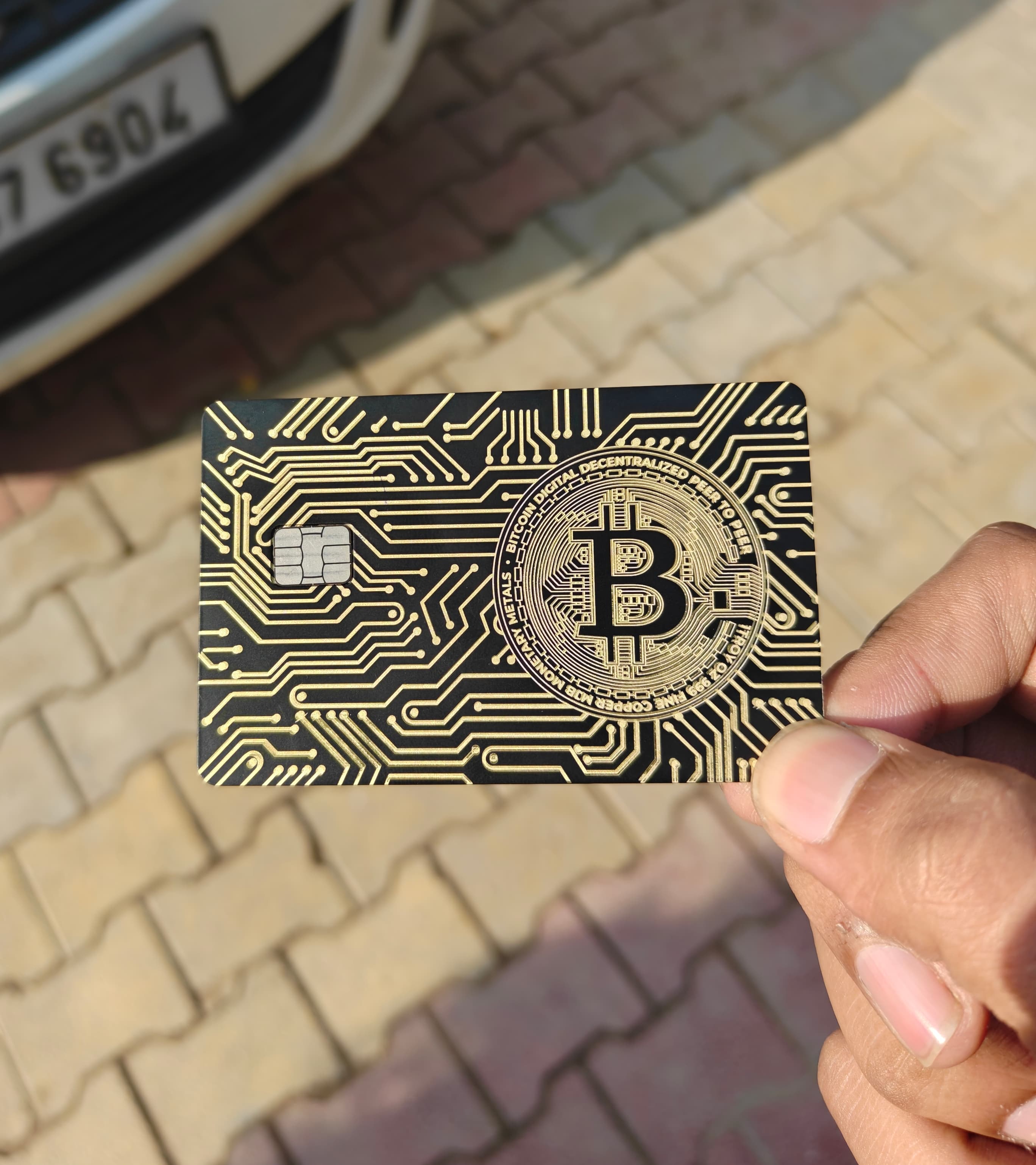 Metal Card Real Life Shot