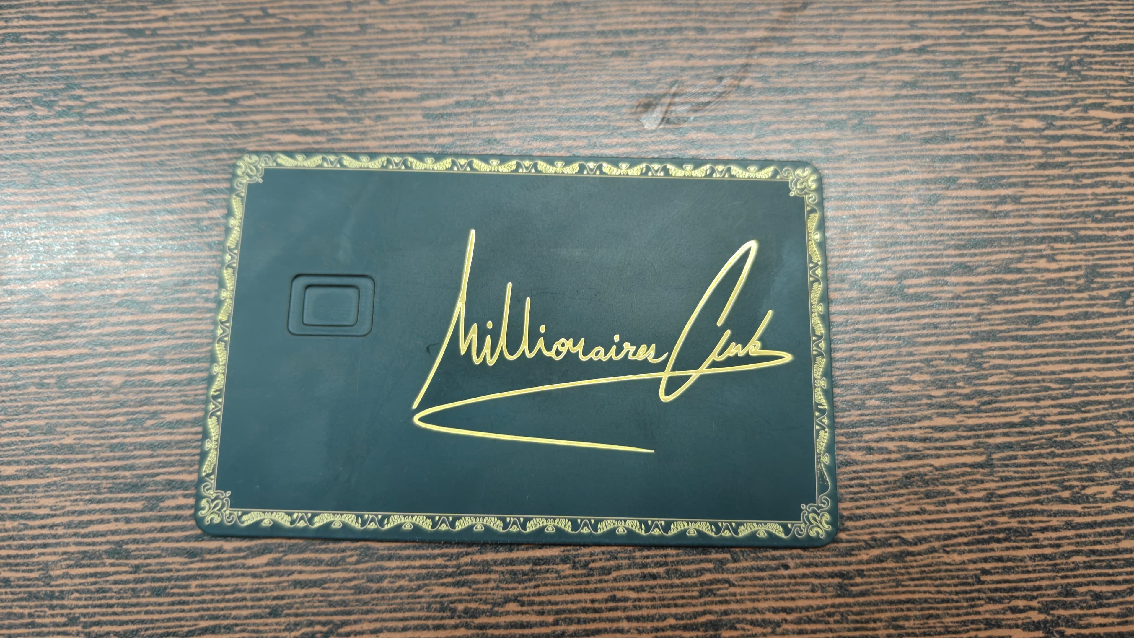 Metal Card Real Life Shot